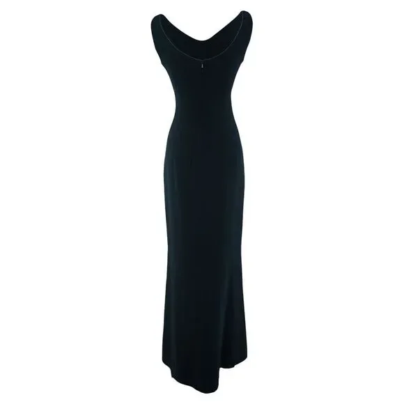Amanda Wakeley Long Black Evening Dress